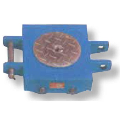 Guida sterzante con pattini 4 rulli poliuretano piastra girevole t.3 orientare spostare carichi pesanti voluminosi NSW30F+NCROF