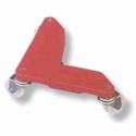 Pattino angolare carrello a 3 ruote Kg.100 per spostare mobili per traslochi e trasporti e movimentare carichi pesanti NAR150F