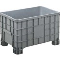 Contenitore in plastica da 280 litri mm.1000x640xh.655 cassone bins per uso industriale e alimentare sovrapponibile mod.0705000F