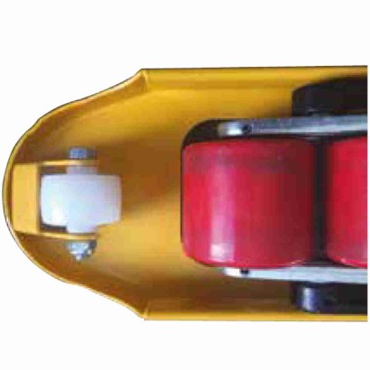 Transpallet sollevatore idraulico manuale standard a doppio rullo