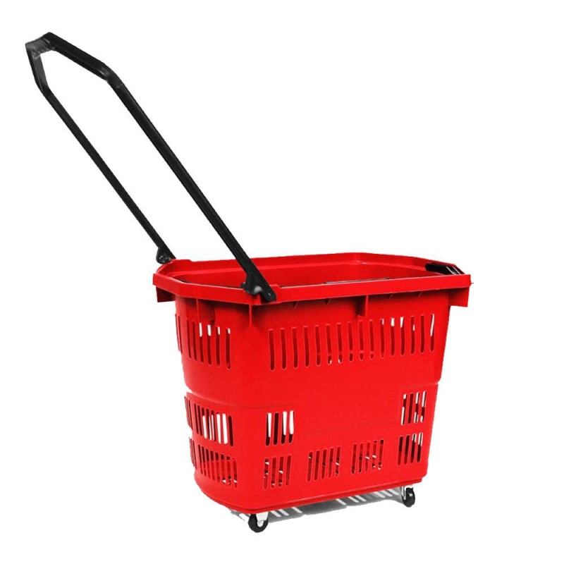 Cestino spesa trolley Lt.55 cestello plastica libero servizio supermercati  018400000RF