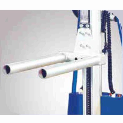 Perno doppio porta bobine accessorio per magazzino per sollevatore semielettrico compatto NW250F per spazi ristretti - 25NW3F