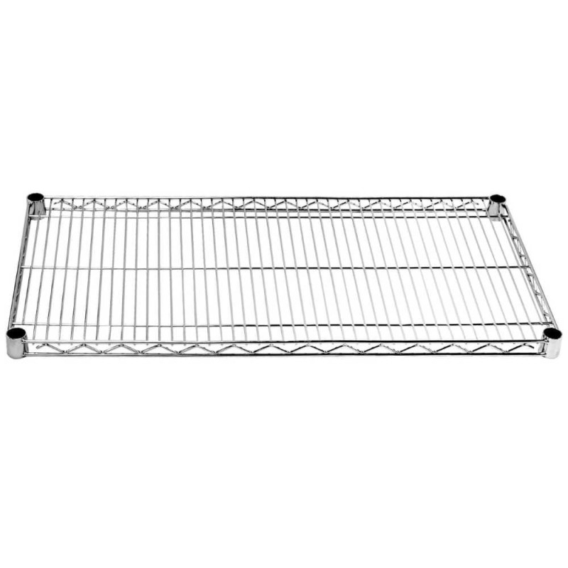 WAS 8112 003 – Ripiano In Acciaio Cromato Per GN 1/2 – Perforato, Per Cucine Professionali