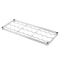Ripiano portabottiglie 9 vani cm.35x91 acciaio cromato Archimede per arredo esposizione bottiglie in cucine ristoranti AO614361F
