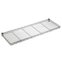 Ripiano aggettante a sbalzo in filo d'acciaio cromato cm.30x91 per composizione libreria scaffale Archimede a parete Half3590F