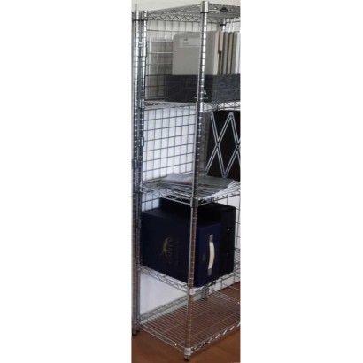 RCZSCBK Espositore A Griglia 6x1,5 M | 2 Pannelli Con Ganci Per Fiere E Negozi | Struttura A Pavimento In Ferro Verniciato Nero