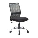 Sedia poltrona direzionale regolabile seduta tessuto schienale rete traspirante nero supporto lombare ruote razza Denver E8134KF