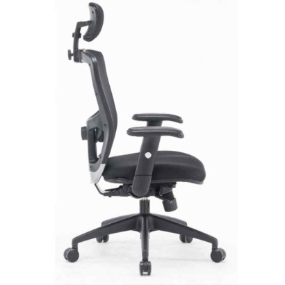 Sedia poltrona direzionale meccanismo syncro alzata regolabile a gas con ruote braccioli rete traspirante Philadelphia H5688KF