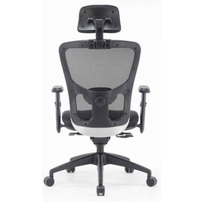 Sedia poltrona direzionale meccanismo syncro alzata regolabile a gas con ruote braccioli rete traspirante Philadelphia H5688KF