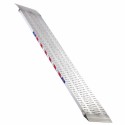 Rampa di carico pieghevole alluminio senza bordo pedana leggera profilo mm.35 antisdrucciolo drenante cm.250x40 Kg.233 H35P25DOF