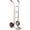 Carrello manuale professionale in alluminio porta barilotti casse fusti o bombole kg.120 per trasporti nei magazzini - A52CARBOF