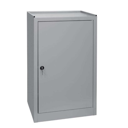 Armadio in ferro cm.60x45x100h anta serratura 2 piani spostabili 1 cassetto estraibile porta utensili arredo uffici fabbrica MGF