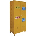 Armadio sostanze pericolose chimiche infiammabili porta vernici cm100x60x213h serratura ripiani vasca liquidi cartelli PVMG4-60F