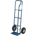 Carrello portapacchi alto 2 ruote pneumatiche kg.200 trasporto scatole casse consegne uffici magazzini traslochi cantine HT1805F