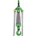 Paranco elevatore manuale a catena m.3 portata Kg.30000 per sollevamento e spostamento carichi pesanti in azienda DC.0.08130000F