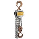 Paranco manuale cromato ATEX zona 1 kg.10000 m3 catena carico zincata catena manovra inox per ambienti pericolosi DC.0.06510000F