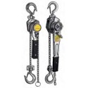 Paranco manuale alzatira a leva cromato kg.250 con catena m.3 per movimentare tirare sollevare bloccare carichi DC.0.0720250F
