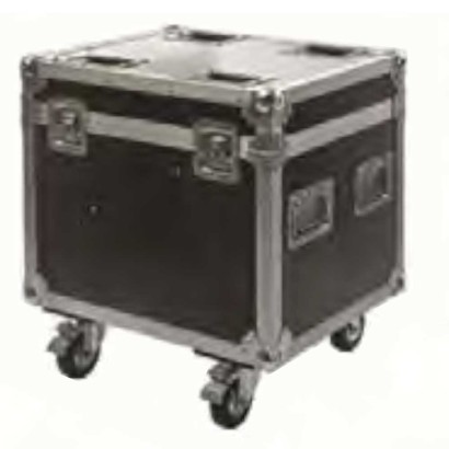 Contenitore su ruote con freno per trasporto paranco elettrico monofase NPED5F o NPED10F per movimentazione per eventi NPEDCT