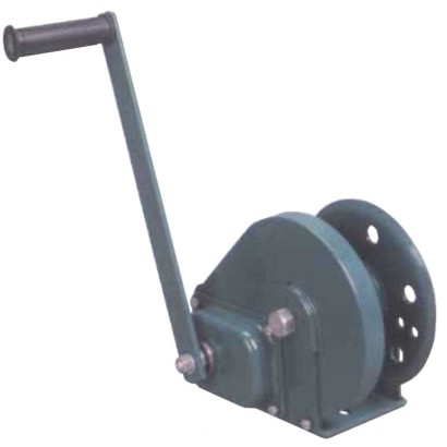 Verricello manuale in metallo a fune con freno e manovella per sollevamento trazione orizzontale kg.550 verticale kg.270 NUM12F