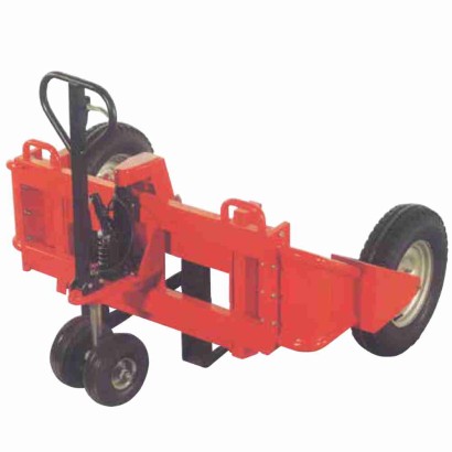 Transpallet manuale porta pallets kg.1200 per suoli disconnessi terreni accidentali trasporto bancali in edilizia cantieri NT12F