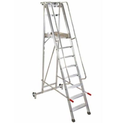 Homelux Scala Pieghevole In Alluminio - Scala A 6 Gradini