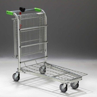 Carrello pianetta garden imbottigliabile cesto ribaltabile