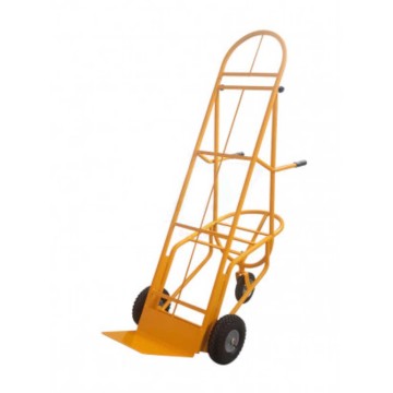 Carrello bicicletta ortofrutta portacasse altezza regolabile tre ruote antiforatura trasporto in magazzini mercati camion kg.350