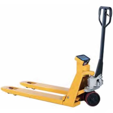 Transpallet pesatore sollevatore idraulico manuale Kg.2000 movimentazione misurazione del peso di bancali e contenitori NS/PEF