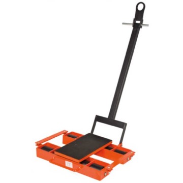 Guida sterzante 8 ruote rulli in nylon t.6 spostamento trasporto industriale movimentazione carichi pesanti voluminosi NST60F