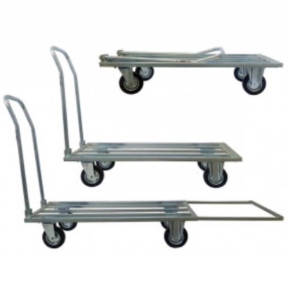 Carrello portacasse pianale allungabile