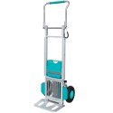 Carrello saliscale montascale elettrico motorizzato in alluminio Kg.170 ruote per salire scendere scale gradini e piani NT170F
