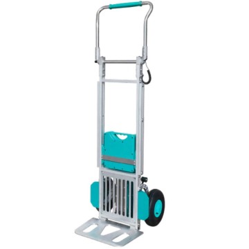 Carrello saliscale montascale elettrico motorizzato in alluminio Kg.170 ruote per salire scendere scale gradini e piani NT170F