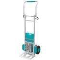 Carrello saliscale montascale elettrico motorizzato in alluminio Kg.200 ruote per salire scendere scale gradini e piani NT200F