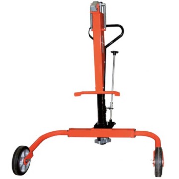 Carrello porta fusti idraulico con pinza ad aggancio automatico portata Kg.250 sollevamento cm.144 larghezza base cm.86 NDTW250F