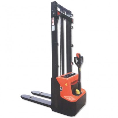 Sollevatore carrello semovente elevatore trazione sollevamento elettrico compatto alzata mm.4150 movimenta pesi kg.1200 N12415EF