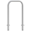 Archetto dissuasore inox satinato da incasso h.1000x480mm antisosta antiparcheggio controllo accessi delimita aree ARC100X48INTF