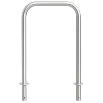 Archetto dissuasore inox satinato da incasso h1000x600mm antisosta antiparcheggio controllo accessi delimita aree ARC100X60INTF