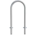 Archetto dissuasore tondo inox satinato da interrare h.1200x480mm. antisosta antiparcheggio controllo accessi ARC120X46RDINTF