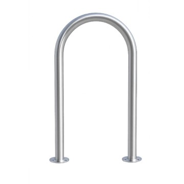 Archetto dissuasore tondo inox satinato da tassellare h.1000x460mm. antisosta antiparcheggio controllo accessi ARC100X46RDTASF