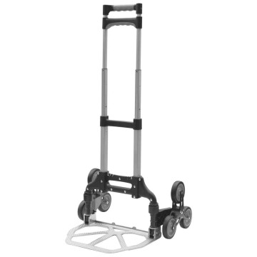 Carrello pieghevole saliscale leggero ruote tri-stella manico telescopico pala alluminio Kg.50/80 elastici fissaggio GZS80AA-6WF
