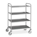 Carrello acciaio inox 4...